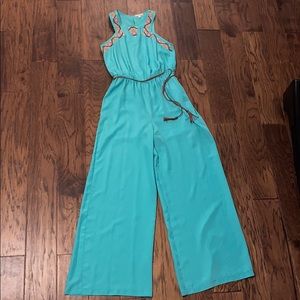 Teal Jumpsuit